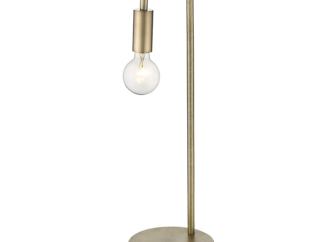 26" Brass Metal Table Lamp