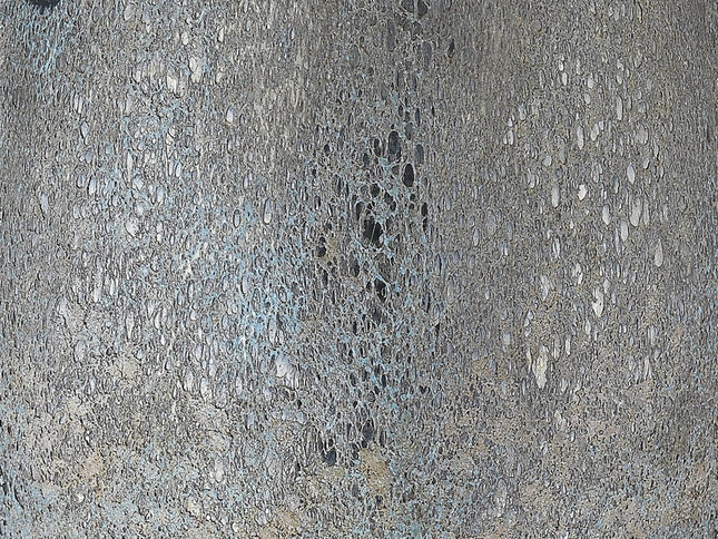 30" Teal Blue Concrete Table Lamp With Cream Empire Shade