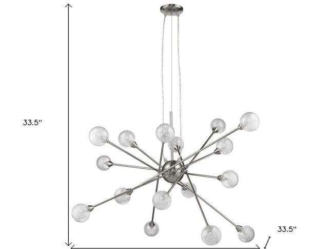 Modern Multi Light Geometric Hanging Chandelier Light