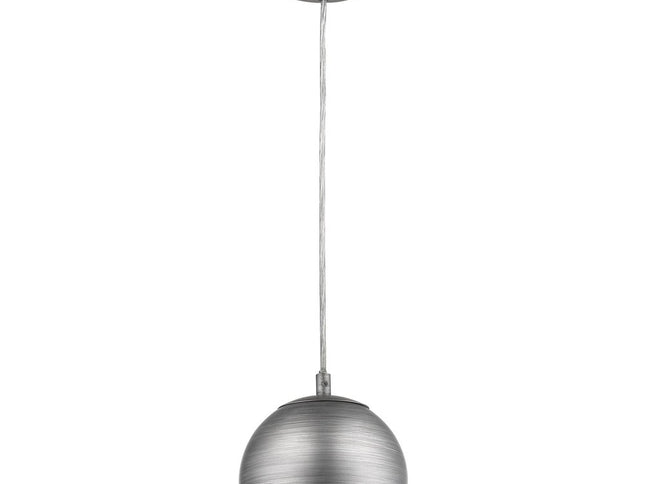 Light Gray and Gold Hanging Dome Light