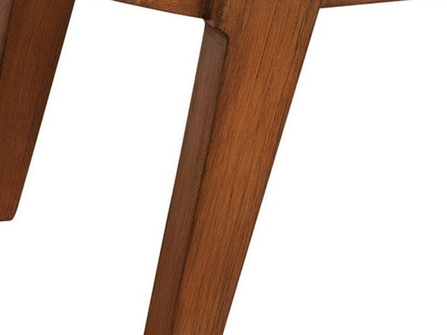 26" White Two Drawer Wood Nightstand