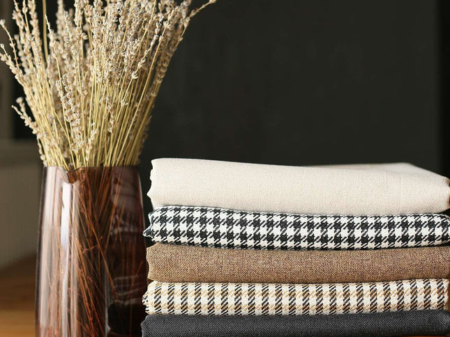 Slanted White and Brown Faux Leather Throw Pillow