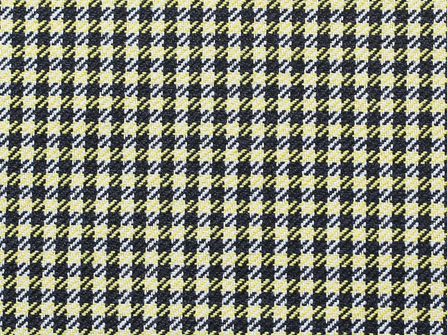 Yellow Houndstooth Modern Decorative Throw Pillow