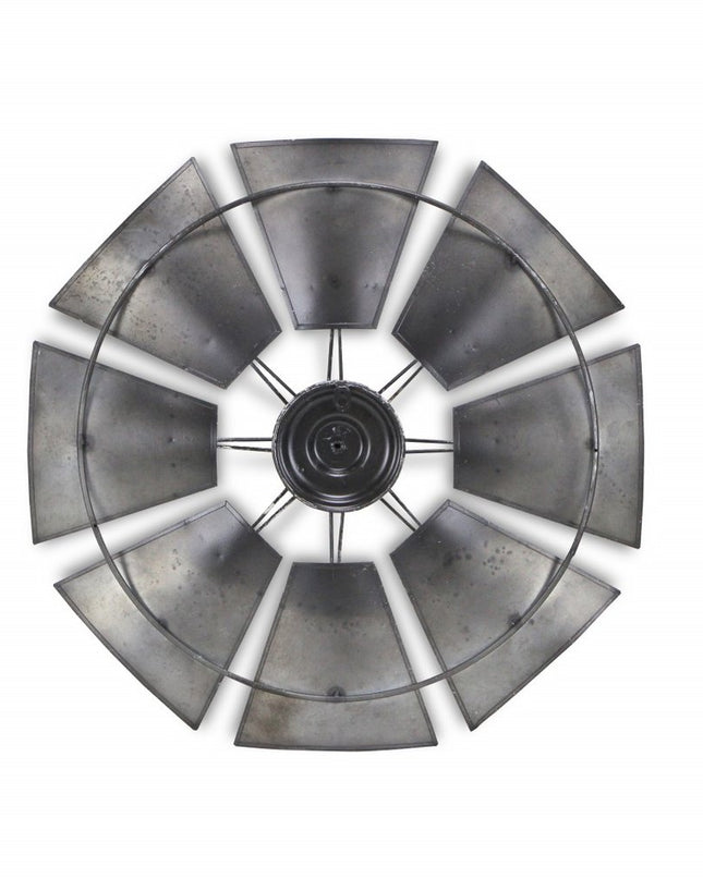 Metal Windmill Shaped Wall Decor