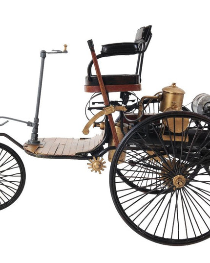 c1886 Three Wheeled Mercedes Benz Motor Car Sculpture