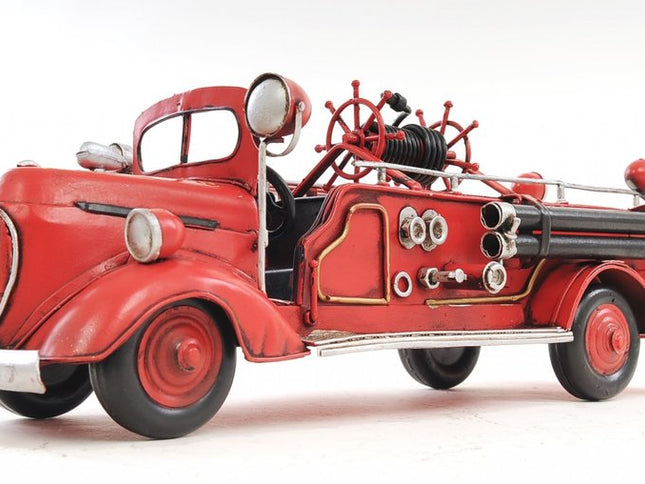 c1938 Ford Red Fire Engine Sculpture