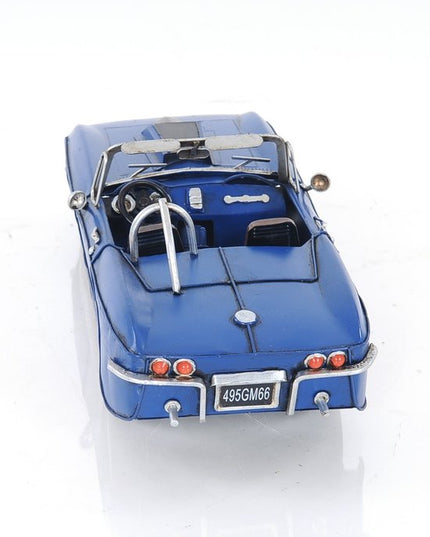 Blue Corvette Stingray Sculpture