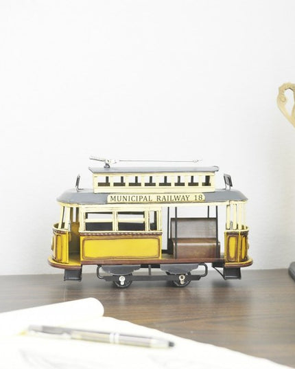 Railway Cable Car Sculpture