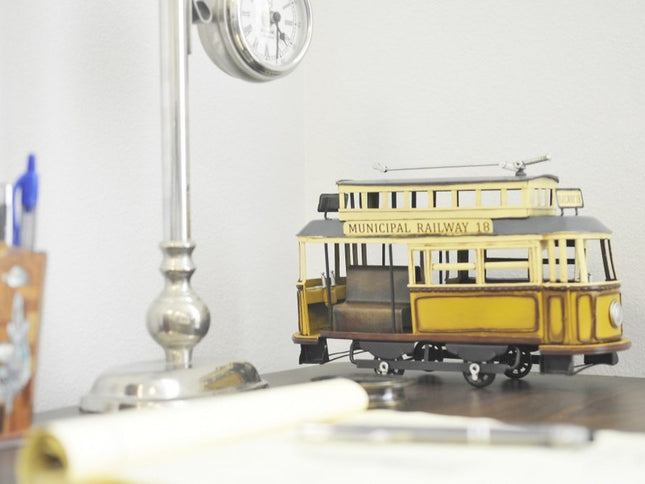 Railway Cable Car Sculpture