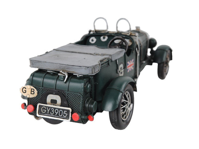 c1930 Bently Blower British Race Car Model Sculpture