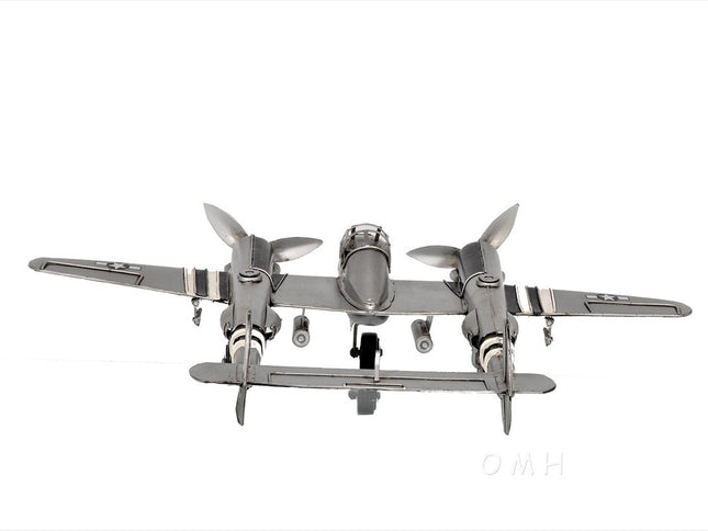 c1941 Lockheed P-38 Lightning Fighter Sculpture