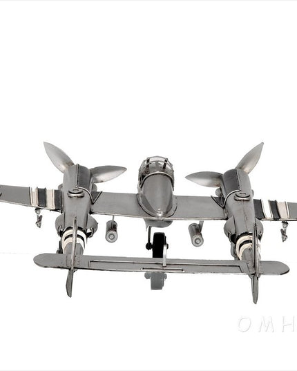 c1941 Lockheed P-38 Lightning Fighter Sculpture