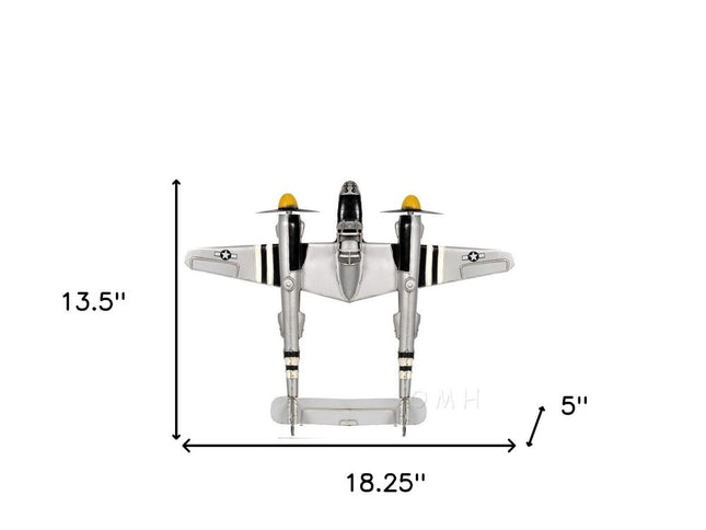 c1941 Lockheed P-38 Lightning Fighter Sculpture
