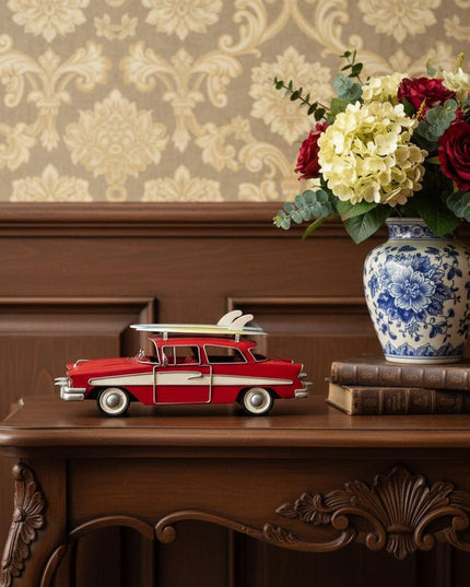 c1957 Red Ford Country Squire Station Wagon Sculpture