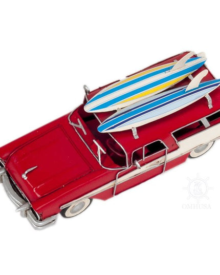 c1957 Red Ford Country Squire Station Wagon Sculpture