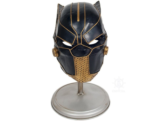 Black Panther Helmet Sculpture