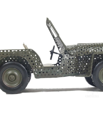 c1945 Willys CJ-2A Overland Jeep Sculpture