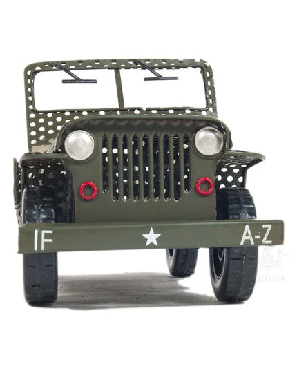 c1945 Willys CJ-2A Overland Jeep Sculpture