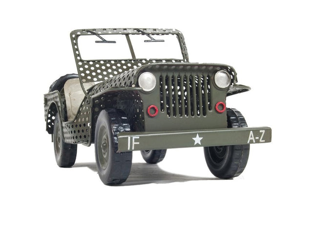c1945 Willys CJ-2A Overland Jeep Sculpture
