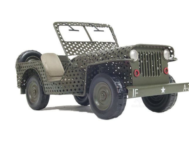 c1945 Willys CJ-2A Overland Jeep Sculpture