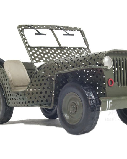 c1945 Willys CJ-2A Overland Jeep Sculpture