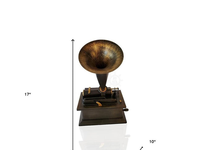 c1901 Edison Standard Phonograph Replica Sculpture