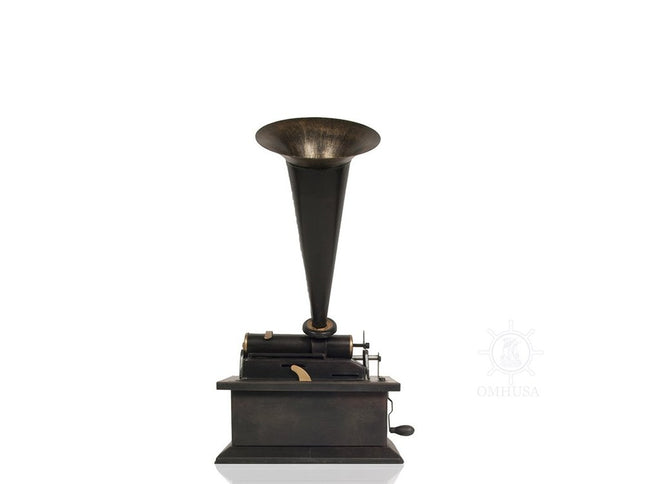 c1901 Edison Standard Phonograph Replica Sculpture
