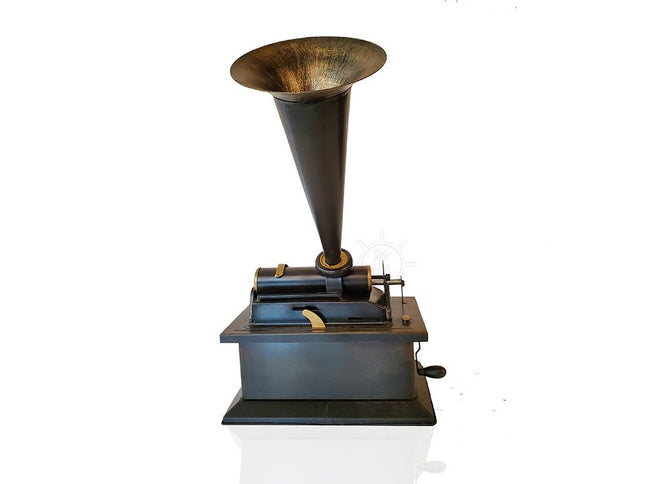 c1901 Edison Standard Phonograph Replica Sculpture
