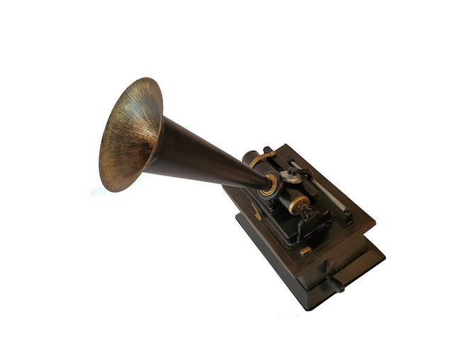c1901 Edison Standard Phonograph Replica Sculpture