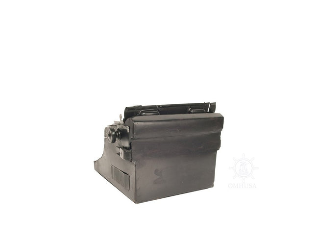 9" Black Metal German Replica Typewriter Tabletop Sculpture