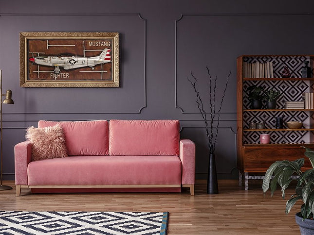 c1943 Grey Mustang P51 Frame