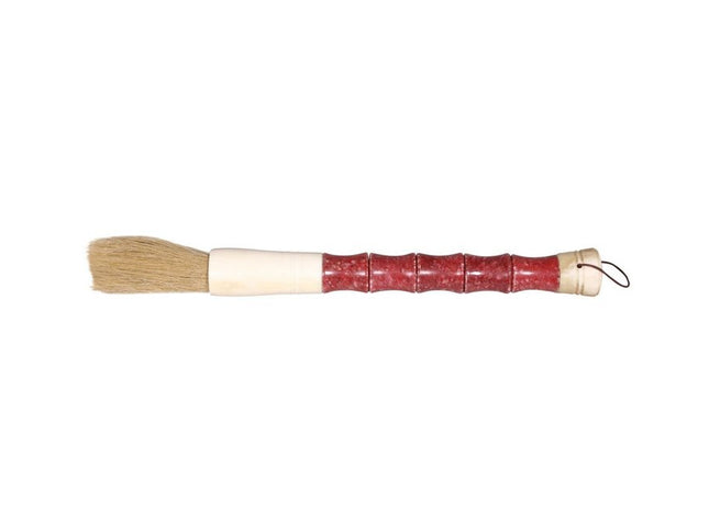 Red Spotted Jade Faux Bamboo Decorative Calligraphy Brush