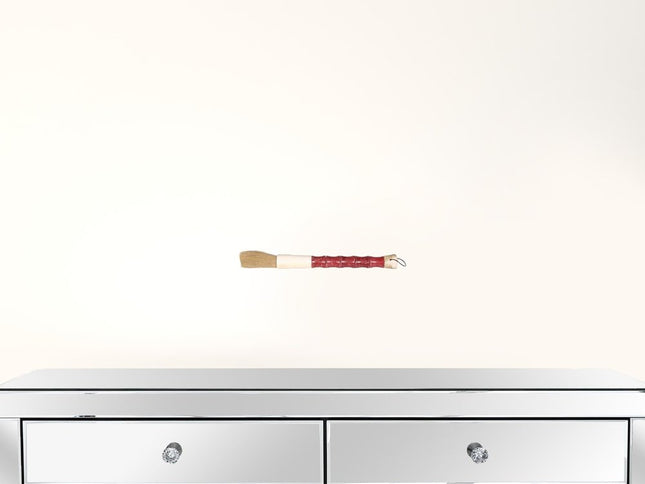 Red Spotted Jade Faux Bamboo Decorative Calligraphy Brush