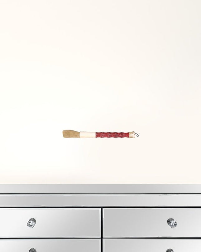 Red Spotted Jade Faux Bamboo Decorative Calligraphy Brush