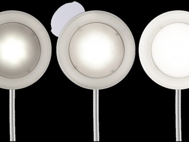 Black Matte and Silver LED Adjustable Desk Lamp