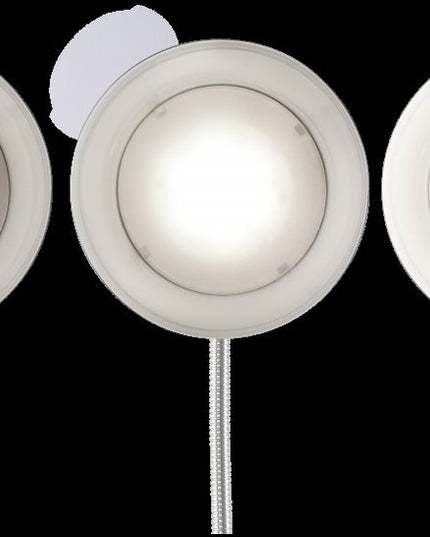 Black Matte and Silver LED Adjustable Desk Lamp