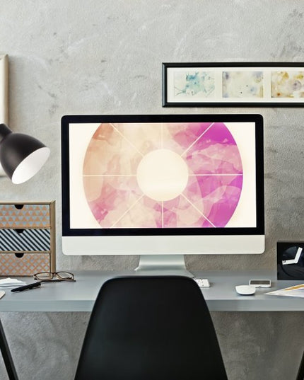 Black Matte and Silver LED Adjustable Desk Lamp