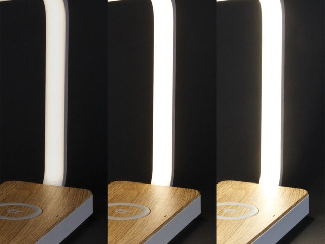 Contemporary White Wireless Phone Charger