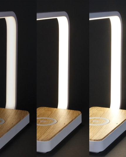 Contemporary White Wireless Phone Charger