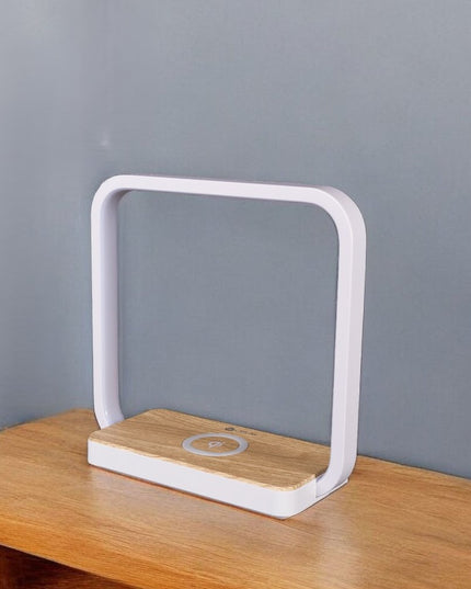 Contemporary White Wireless Phone Charger