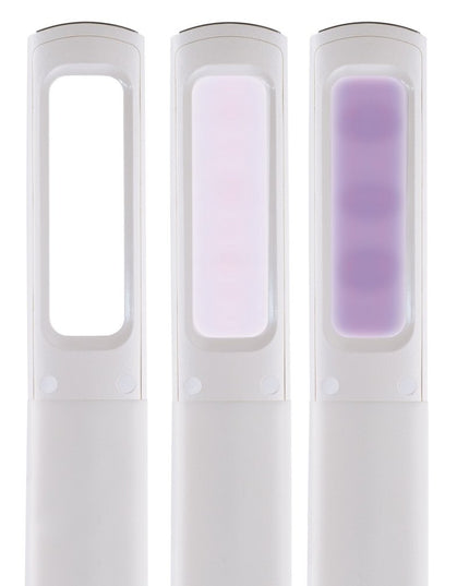 Contemporary White Sanitizing LED Desk Lamp