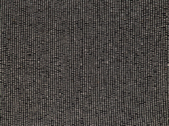 Shimmering Gray Beaded Luxury Throw Pillow