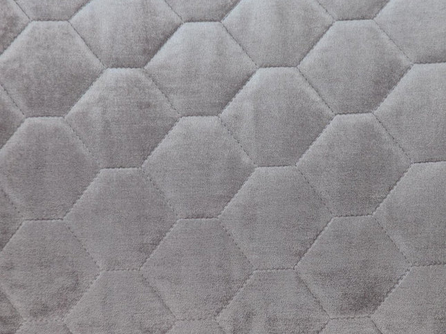 Taupe Tufted Velvet Quilted Lumbar Throw Pillow