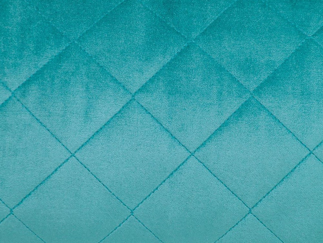 Tufted Diamond Aqua Transitional Lumbar Pillow
