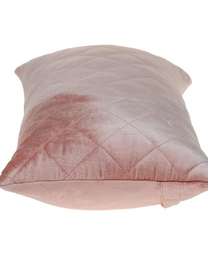 Tufted Diamond Pink Transitional Lumbar Pillow