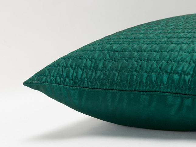 Teal Smooth Weaved Modern Throw Pillow