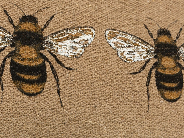 Tan Honeybees Trio Deocrative Lumbar Pillow