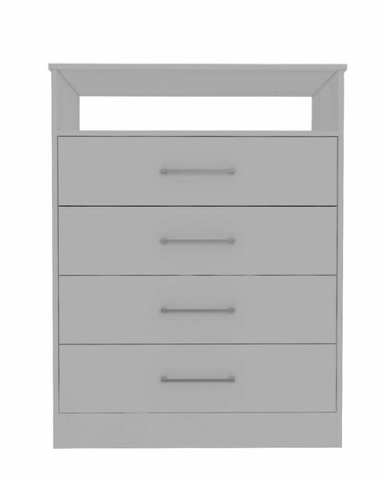 31" Black Four Drawer Vertical Dresser