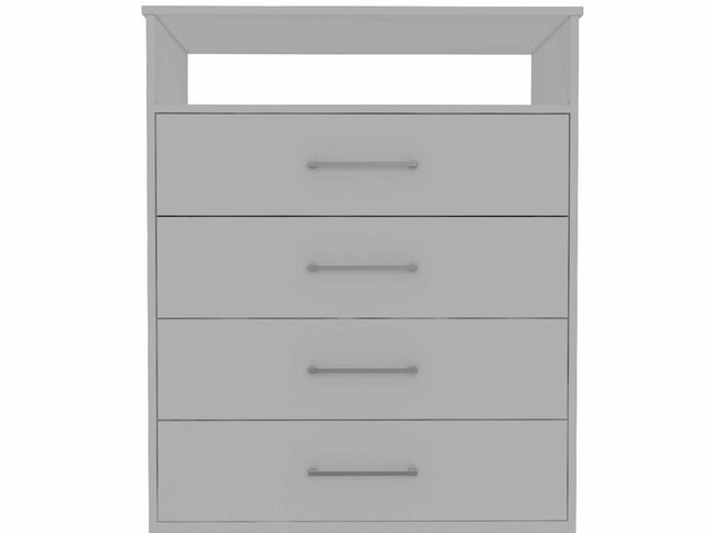 31" Black Four Drawer Vertical Dresser