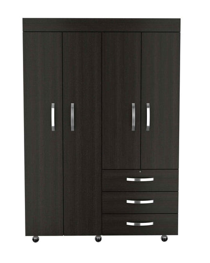 68" Three Drawer Combo Dresser